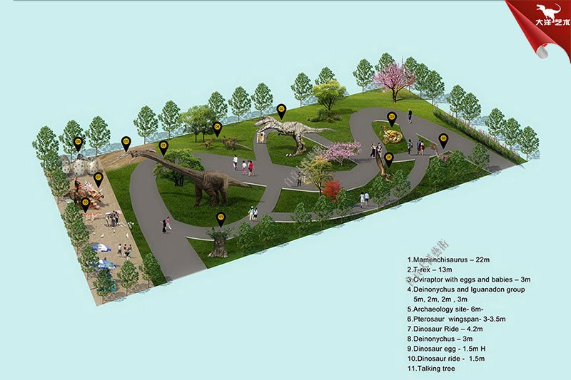 俄羅斯恐龍公園設(shè)計(jì)方案